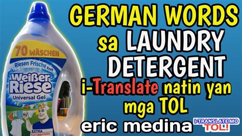 DETERHENTE: Tagalog.